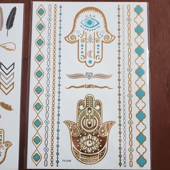 Flash Tattoos - Metallic beach - Picture 3 of 7